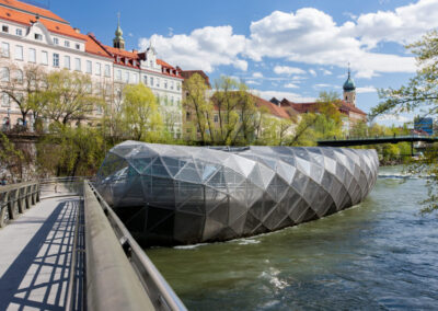Schulreisen-Graz | Murinsel (c) Graz Tourismus – Harry Schiffer (1) Graz